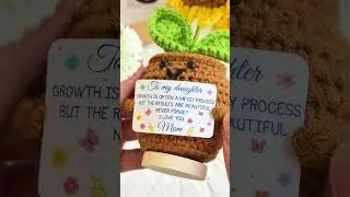 To My Daughter Inspirational Gifts | Crochet Doll With Custom Card