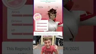 💯I CAUGHT A 100 IV SHADOW Regirock In Pokemon Go!💯 #shorts #pokemon
