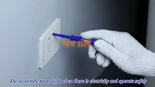 MY DIY SALI Electric Test Pen Screwdriver Test Pen Driver  Penguji Voltan & Pemutar Skru / 电压测电笔