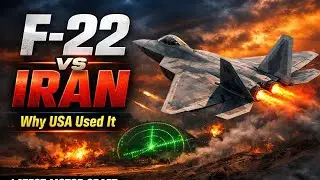 Why USA Used the F-22 Raptor Against Iran | Shocking Air Power #LatestMotorCraft #USAVsIran