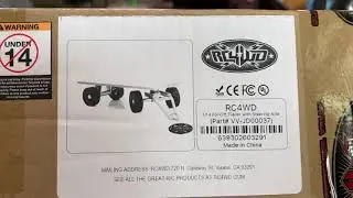 Rc4wd 1:14 Fprklift Trailer with Steering Axle by Rcc scale