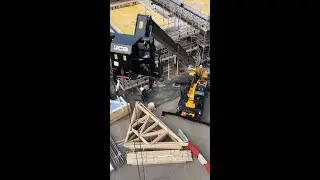 Perfect alternative to a crane: the JCB 558-260R rotating telehandler