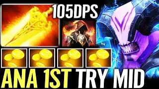 🔥 ANA 1st TRY Faceless Void MID &mdash; Radiance + Cloak of Flame 105 DPS Cancer Burn Meta Dota 2 Pro