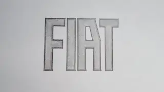 FIAT NEW LOGO DRAWİNG // FİAT LOGO &Ccedil;İZİMİ // CAR DRAWİNG