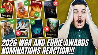 2026 WGA Awards Nominations REACTION (Plus ACE)