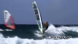 091 Phil McGain Hookipa wave riding on 2015 GhostCS technora wave sail