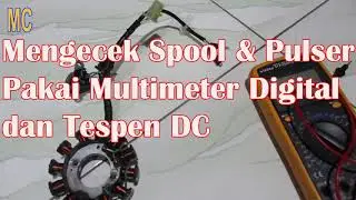 Cek Spul (Stator) dan Pulser dengan Multimeter & Tespen DC