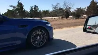 C63 vs f10 m5 pure turbos meth