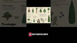 Junipers, Conifers, Cedars, oh my! #plants #trees #conifers #evergreens #educational #environmental