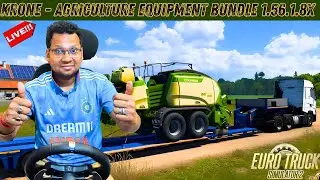 Driving the BIGGEST Farming Rig in ETS2 &ndash; Logitech G29 Challenge!