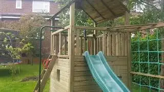 Climbing Frame Installer Play Crazy Cabin Playhouse Custom Design