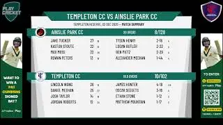Templeton CC v Ainslie Park CC