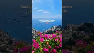 Summer in Positano 🌸🇮🇹💛 #Italy #amalficoast #positanoviews
