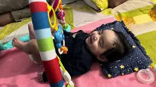 Siya Playing with her new toy