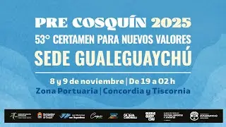 ¡Llega a Gualeguaychú el certamen Nuevos Valores Pre-Cosquín! Viernes 08-11-24
