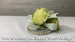 Create your Sunday&rsquo;s Best Corsage with Oasis Adhesive Tube Glue