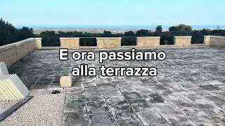 Tour completo di questa villa in costruzione con stupenda vista mare 🌊 ￼