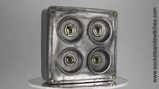 Titan 4 Gang Square Aluminium