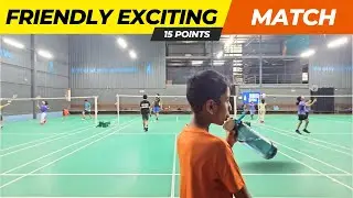 Exciting Friendly Game in my Academy Machaxi, Bangalore | Badminton Match