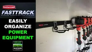 Rubbermaid Fast Track Garage Organization System Review | Best System For Lawn Care Business