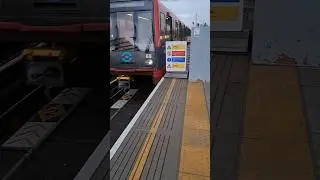 DLR 68+73 arrives at Gallions Reach for Tower Gateway