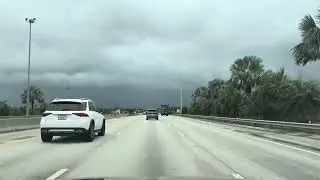Driving from Wawa Vero Beach through heavy rain to North Florida, Jacksonville. Shot on Iphone Air&hellip;