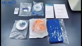 Display of oxygen concentrator machine accessories