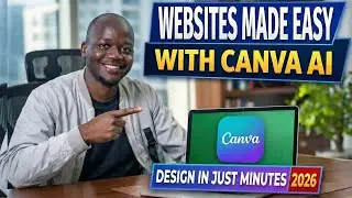 How to create a website with Canva AI