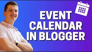 How To Add Event Calendar Blogger