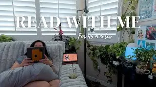 Read with Me During a Summer Storm | 45 minute reading sprint | body doubling | rain and thunder