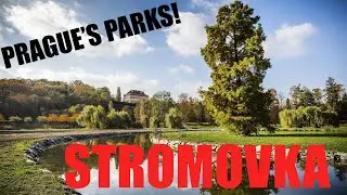 Slow Walking Tour Stromovka Park in Prague, Czech Republic