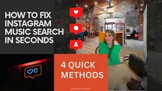 How to fix instagram music search in seconds - Quick easy tips! #instagram #tips #fix #music #hacks