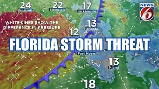 Strong gusty winds, rain possible ahead of freezing cold in Central Florida | Here&rsquo;s what to know