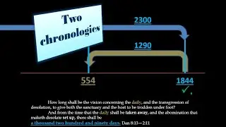 We have TWO DIVINE CHRONOLOGIES to prove Dan. 8:14 (100) Five Agendas