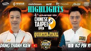 QUARTER-FINAL🏆Ko Pin Yi vs Dang Thanh Kien🔥HIGHLIGHTS | 2026 CHINESE TAIPEI OPEN