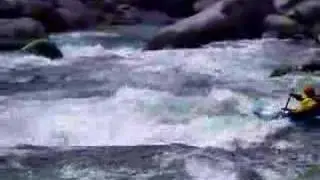 Kayaking on Tons river, northern India