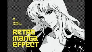 Retro Manga Design Effect Download