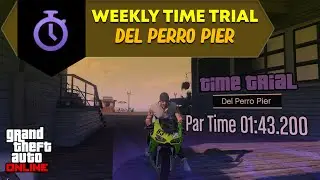 GTA 5 Time Trial - GTA Online WEEKLY TIME TRIAL (Del Perro Pier)