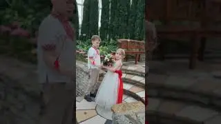 Flower Girl Dress Unboxing ✨ Enchanted Snow Princess Gown (Faeella) | White + Red Bow