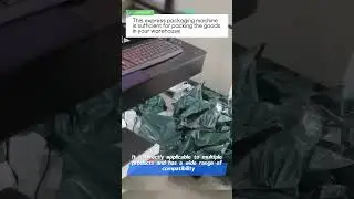 This express packaging machine is sufficient for packing the goods in your warehouse