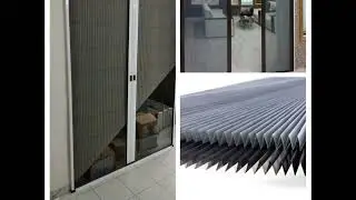 Retractable and Pleated Insect and Fly Screen I Screens for Double Sliding French and Stacker doors