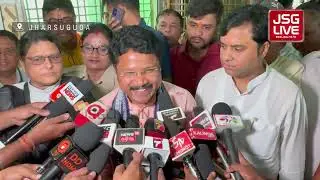 Odisha Health Minister Dr. Mukesh Mahaling reviews Jharsuguda Dist. Headquarter Hospital