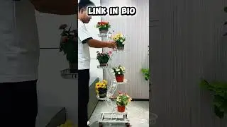 EUROPEAN STYLE WROUGHT IRON PLANT SHELF | MULTI-LAYER INDOOR FLOWER STAND