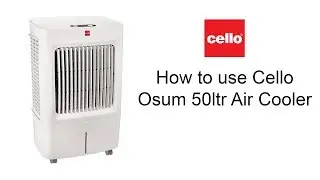 Cello Osum desert Air Cooler 50Ltr Tank capacity for dry climate like Delhi, NCR, MP, Rajasthan