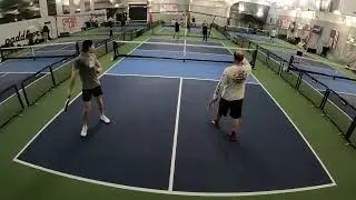 League Night 6.2 Match 2 Game 1, Lee & Tucker vs. Peter & Jorge -Pickleball - 2024