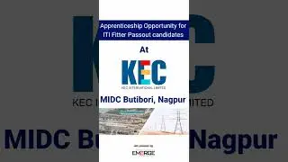 KEC International Butibori Nagpur | ITI Fitter Apprenticeship Vacancies | ITI Apprenticeship 2022