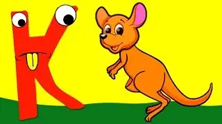 Learn the Alphabet Animals - Letter K - KANGAROO