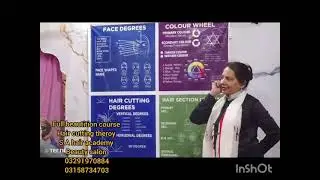 #Hair cutting theory #shabana Shahid #SA tecnical institute 