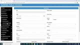 Online School Fees Management System