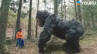 🦍👦The little boy and the gorilla became friends! | KingKong is Coming Back | YOUKU MONSTER MOVIE